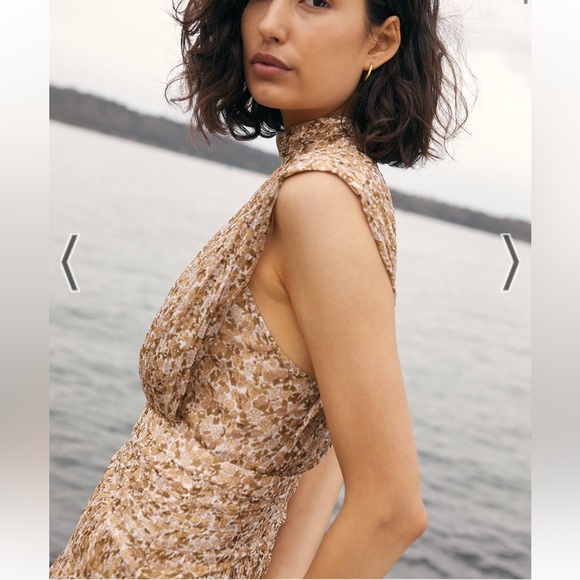 Shona Joy Ambar Sleeveless Ruched Mini Dress - Picture 7 of 8